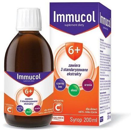 SOLINEA IMMUCOL 6+ syrop 200ml