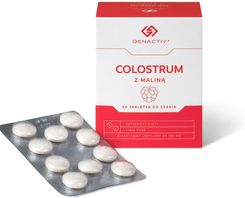Genactiv Colostrum z maliną (Colostrigen Tabs), tabletki do ssania 60 szt. 100 mg - Środki na przeziębienie