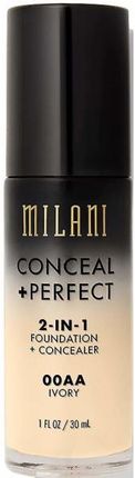 Milani Conceal + Perfect 2-In-1 Foundation + Concealer Podkład Kryjący 00Aa Sand Ivory