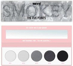 Zdjęcie MIYO FIVE POINTS PALETTE Paleta cieni do powiek 02 Smokey - Szubin