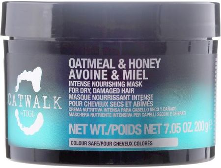 TIGI Catwalk Oatmeal&Honey Maska nawilżająca do włosów przesuszonych 200g