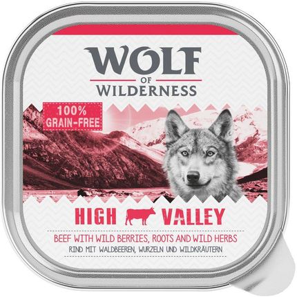 Wolf Of Wilderness Adult High Valley Wołowina 6X300G