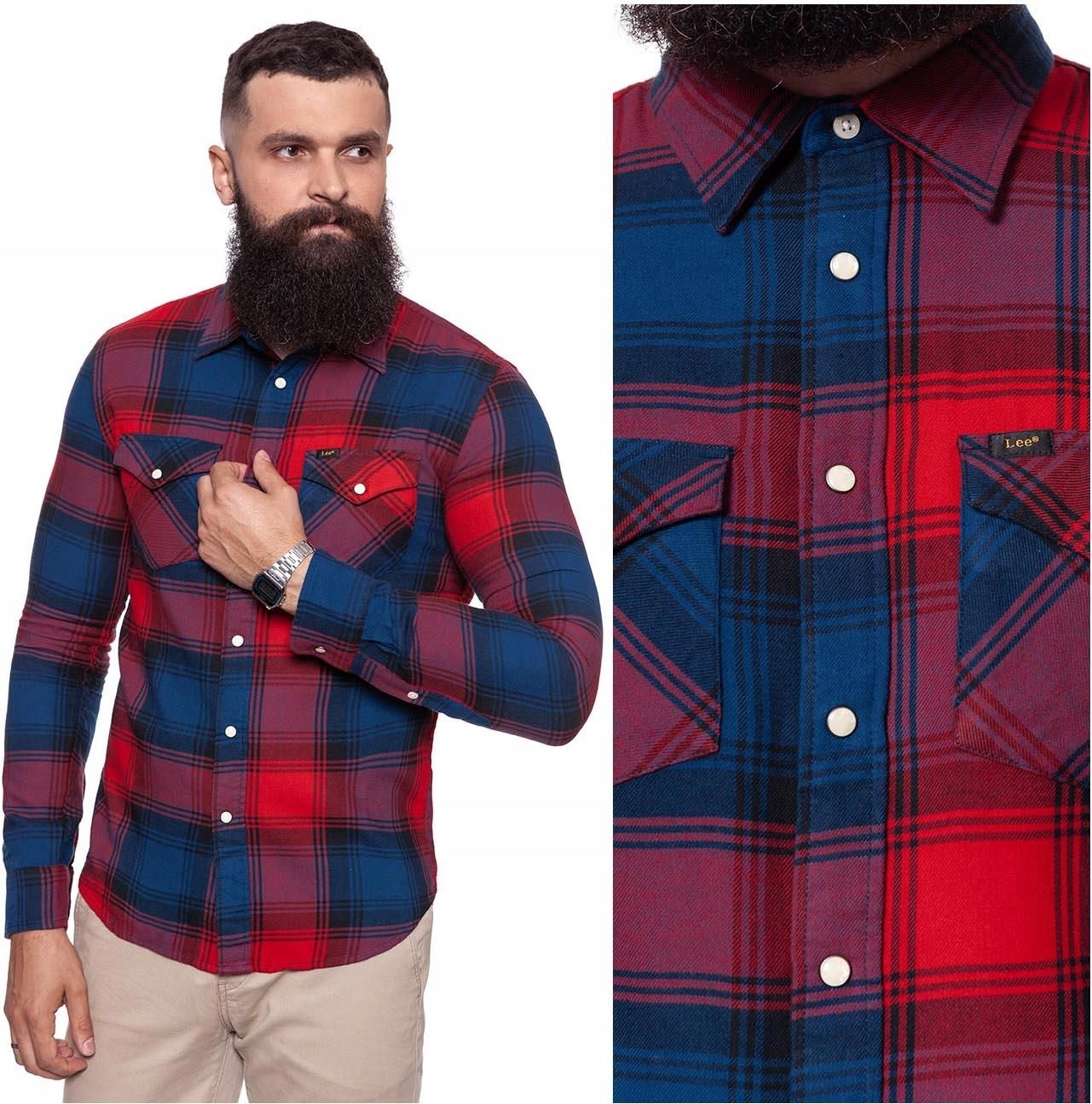 Lee Western Shirt Koszula Flanelowa Męska Slim M Ceny i Lee Western Shirt Koszula Flanelowa Męska Slim M Ceny i