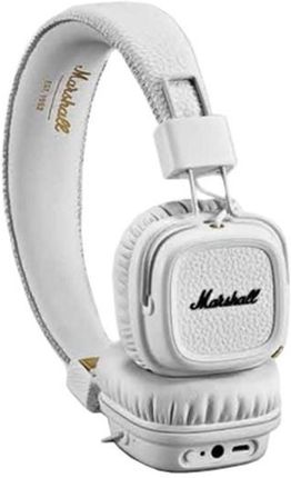 Marshall MAJOR III ホワイト Marshall Major III Bluetooth Składany Słuchawki, Biały