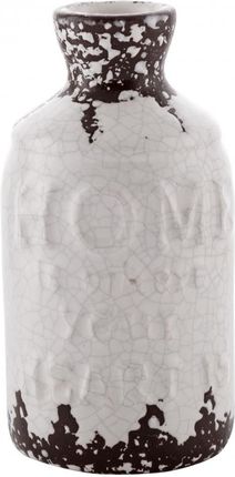 Florentyna Wazon Na Kwiaty Ceramiczny Home Biały 15 Cm