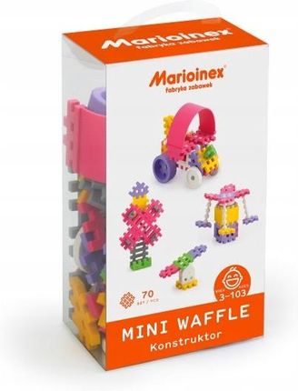Marioinex Mini Waffle Konstruktor Różowy 70El. 902813