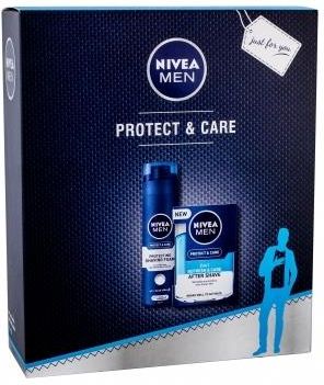 Nivea Men Protect & Care Woda po goleniu 2v1 100ml + Pianka do golenia 200ml