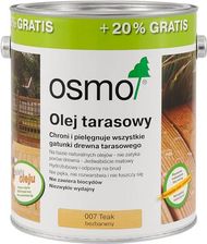 Zdjęcie Osmo Olej Tarasowy 007 Teak Bezbarwny 2,5L - Piaseczno