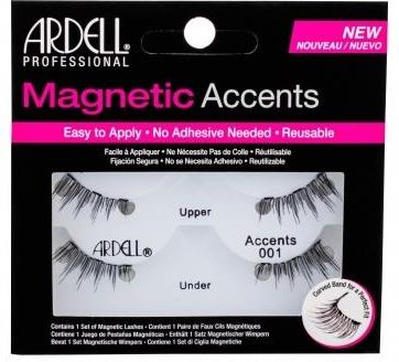 Ardell Magnetic Accents Accents 001 sztuczne rzęsy 1szt Black