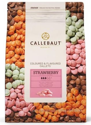 Callebaut Czekolada Truskawkowa Strawberry 2 5Kg