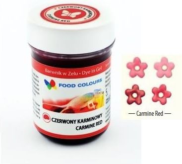 Food Colours Barwnik W Żelu Czerwony Karminowy 35G