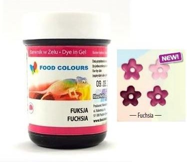 Food Colours Barwnik W Żelu Fuksja 35G