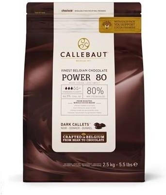 Callebaut Belgijska Gorzka Czekolada Power 80% Barry Callebaut 2.5kg