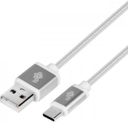 TB Kabel USB - USB-C 1.5m srebrny (AKTBXKUCSBA150V)