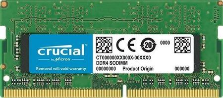 Pamięć RAM Crucial 4GB DDR4 SODIMM 2666MHz CL19 SR x8 (CT4G4SFS8266)