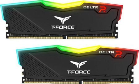 Team Group Delta RGB 8GB (2x4GB) DDR4 3000MHz CL16 1,35V Czarna (TF3D48G3000HC16CDC01)