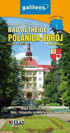 Polanica-Zdrój i okolice, plan miasta 1:8 000