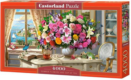 Castorland Puzzle 4000El. Summer Flowers And Cup Of Tea