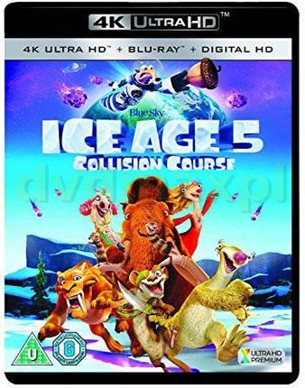 Ice Age: Collision Course (Epoka lodowcowa 5: Mocne uderzenie) (EN) [Blu-Ray 4K]+[Blu-Ray]