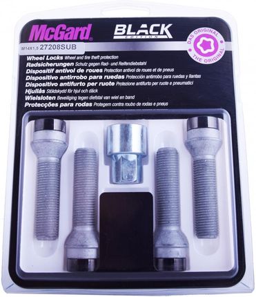 Mcgard Śruby Zabezpieczające Maserati Czarne (Mg27208Sub)