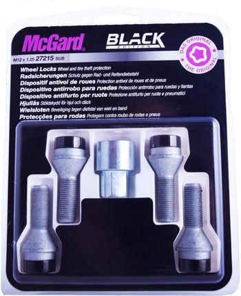 Mcgard Śruby Zabezpieczające Fiat Barchetta (Czarne) (Mg27215Sub)