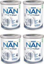 NESTLE NAN OPTIPRO Plus 4 Mleko Modyfikowane Junior dla dzieci po 2 Roku 4x800g