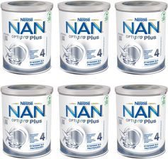 NESTLE NAN OPTIPRO Plus 4 Mleko Modyfikowane Junior dla dzieci po 2 Roku 6x800g