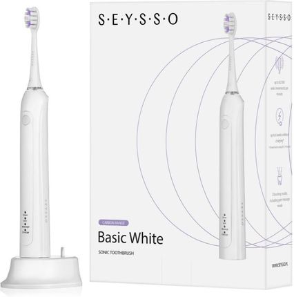 Szczoteczka elektryczna Seysso Carbon Basic White