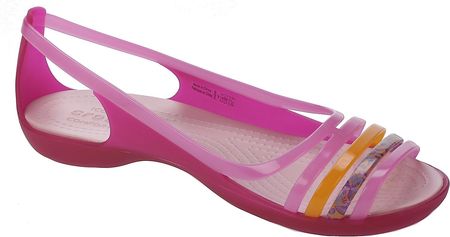 Buty Crocs Isabella Huarache Flat Petal Pink/Coral 37/38 Ceny