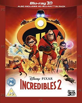 Incredibles 2 (Iniemamocni 2) (EN) [Blu-Ray 3D]+[Blu-Ray]