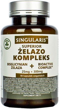 Singularis Superior Żelazo Kompleks + Bioactive Complex 90 kaps