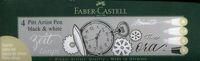 Faber-Castell Zestaw 4 Pisaków Black&White