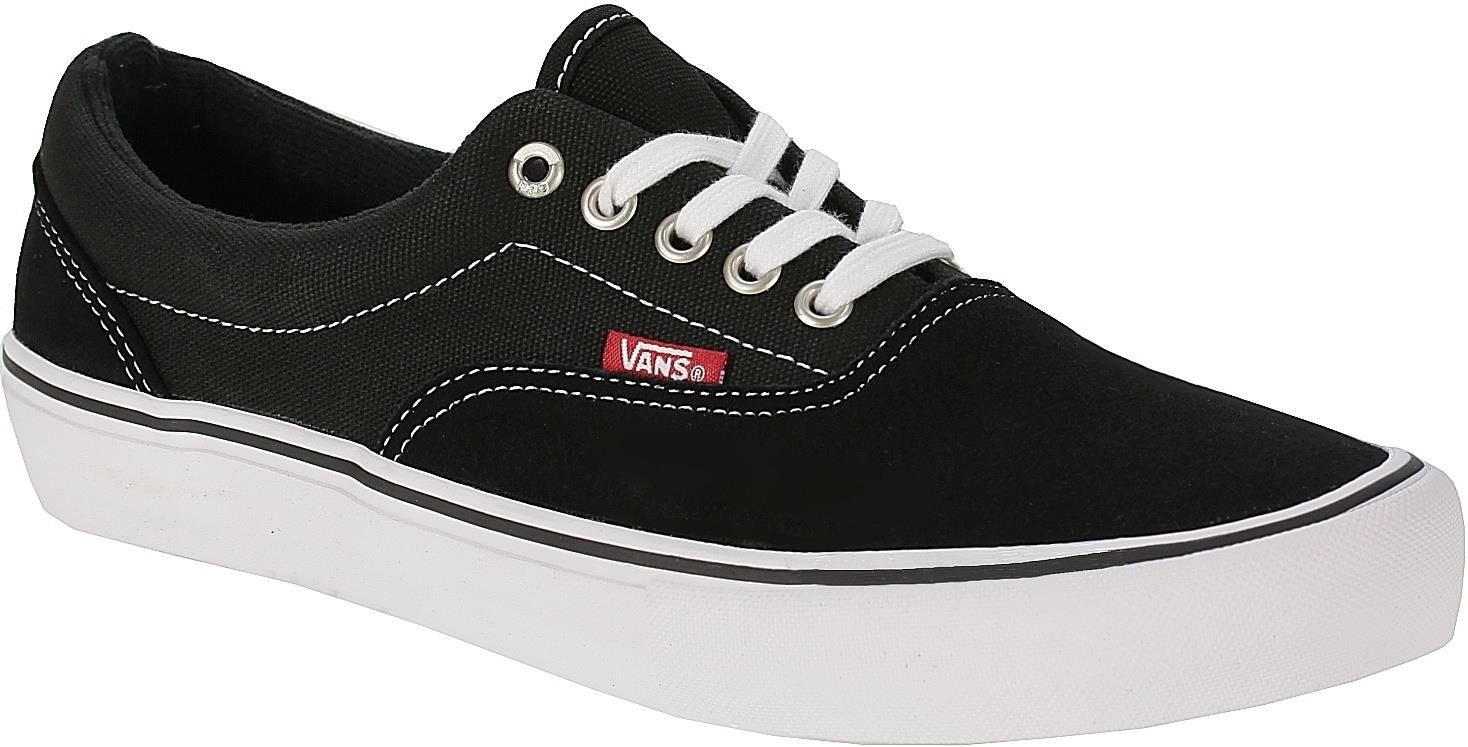 vans era pro black white gum