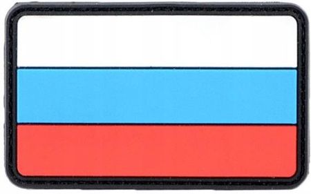 Naszywka na Rzep Etykieta 3D Flaga Rosji Mfh