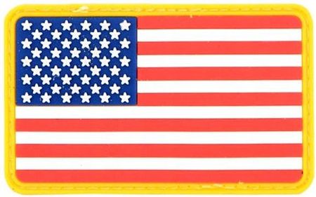 Naszywka na Rzep Etykieta 3D Flaga Usa Mfh