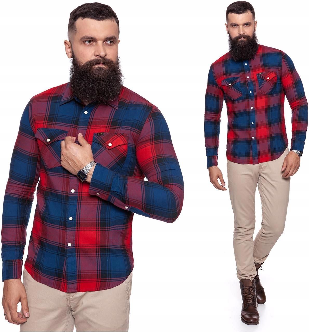 LEE WESTERN SHIRT KOSZULA FLANELOWA MĘSKA SLIM M Ceny i Lee Western Shirt Koszula Flanelowa Męska Slim M Ceny i