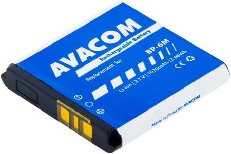 Avacom do Nokia 6233, 9300, N73 Li-Ion 3,7V 1070mAh (GSNO-BP6M-S1070)