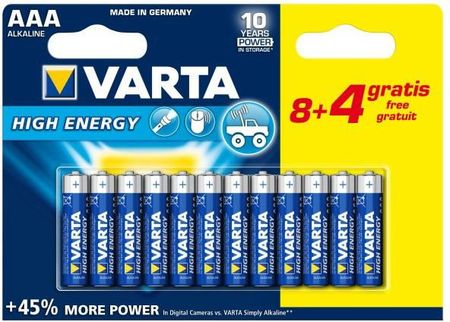Varta High Energy AAA 12szt (4903121472)