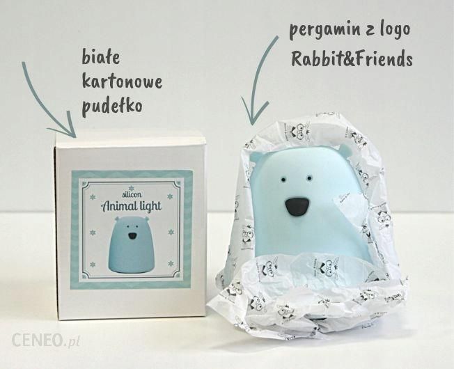 Rabbit & Friends Lampka Miś Duży Biały (520002)