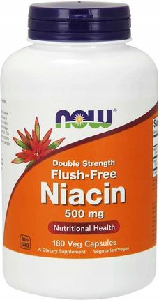 Now Foods Niacin 500mg 180 kaps