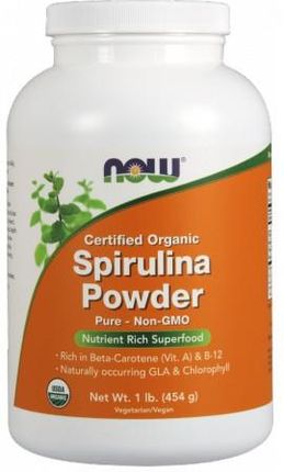 Now Foods Spirulina Organic Powder 454g
