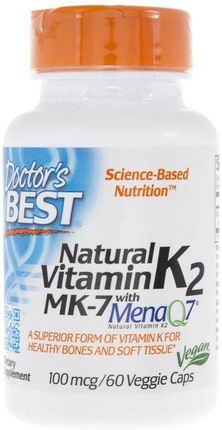 Doctors Best Vitamin K2 Mk-7 100Mcg 60 kaps
