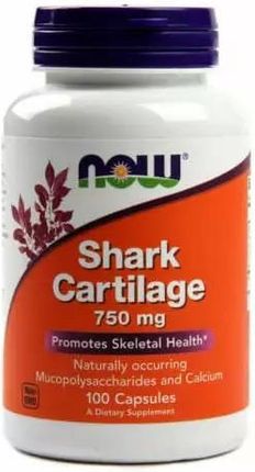 Now Foods Shark Cartilage chrząstka rekina 750 mg 100 kaps.