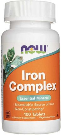 Now Foods Iron Complex kompleks żelaza 100 tabl.