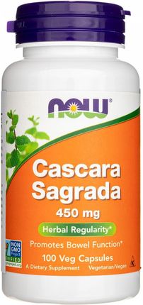 Now Foods Cascara Sagrada 450 Mg 100kaps.