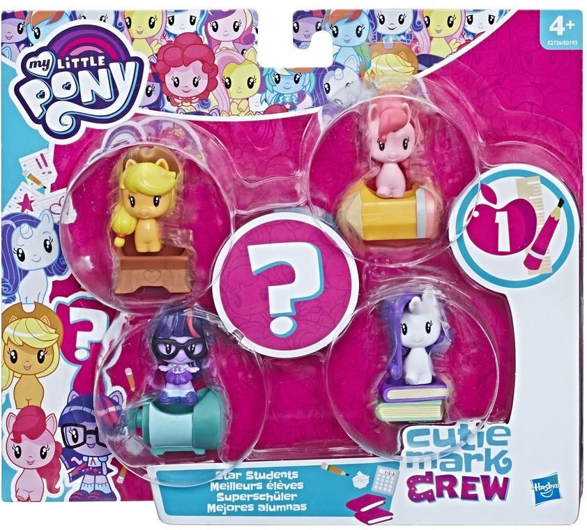Hasbro My Little Pony: Set 5 Figurine Collezionabili Party Performers – Pony Alti 4 Cm Con Accessori
