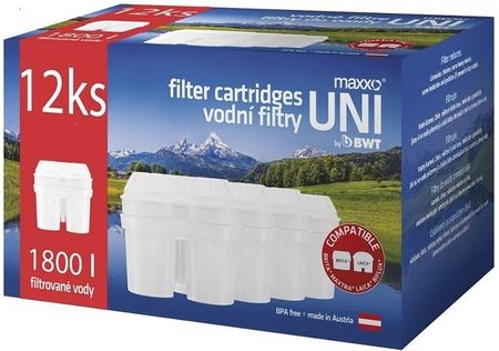 Maxxo UNI filtry wodne 12szt