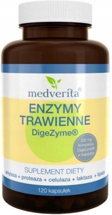 Medverita Enzymy Trawienne Digezyme 200mg 120 kaps