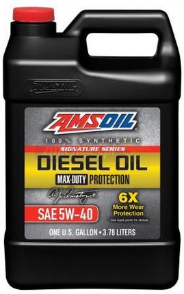 Amsoil 5W40 100% Synthetic Max-Duty Signature Series Diesel Oil Deo 3,784L