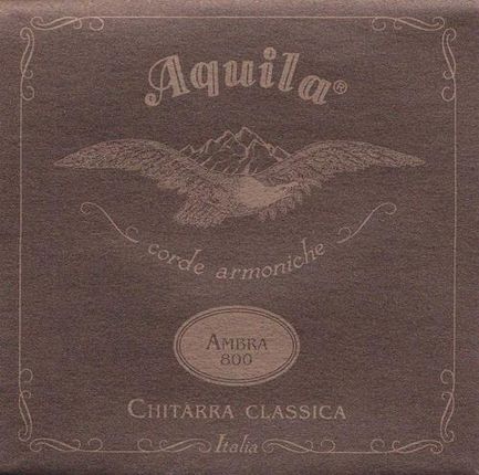 Aquila Ambra 800 - Nylgut & Silver Plated Copper / Classical Guitar struny do gitary klasycznej